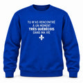 Le Très Québécois — Crewneck bleu Original